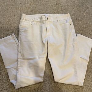Old Navy Rockstar White Jeans